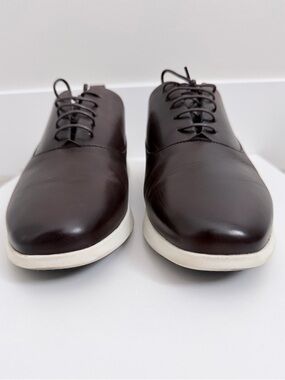 Wolf & Shepherd Crossover Longwing Leather Hybrid Dress Shoe Brown Size 8.5 US